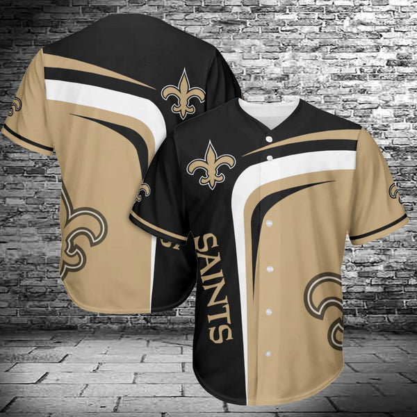 New Orleans Saints Personalized Baseball Jersey 043