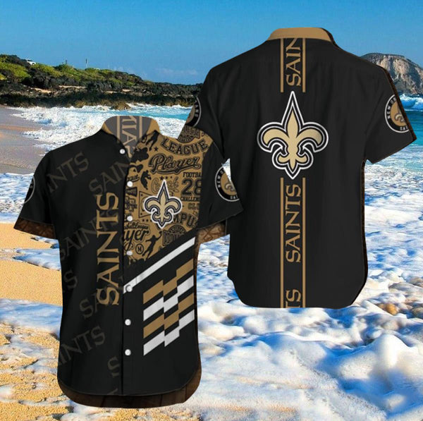 New Orleans Saints 2 (15) Personalized Hawaiian Button down shirt
