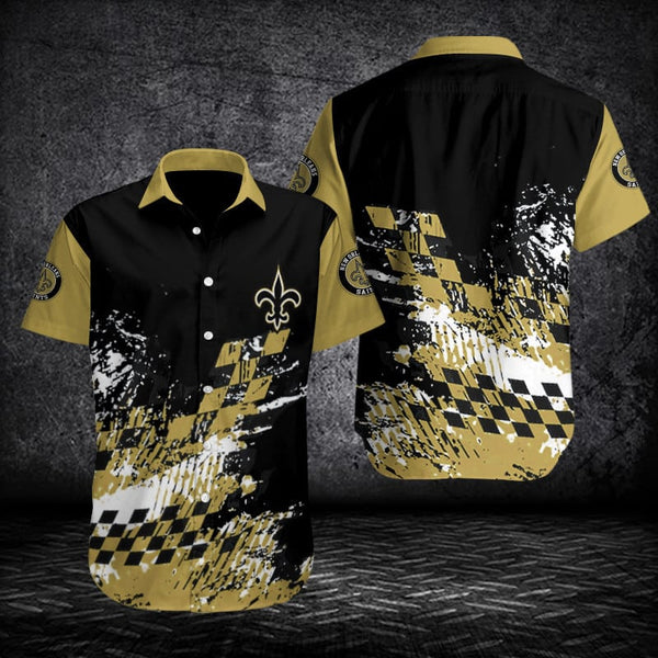 New Orleans Saints 2 (28) Personalized Hawaiian Button down shirt