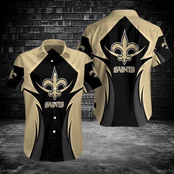 New Orleans Saints 2 (27) Personalized Hawaiian Button down shirt