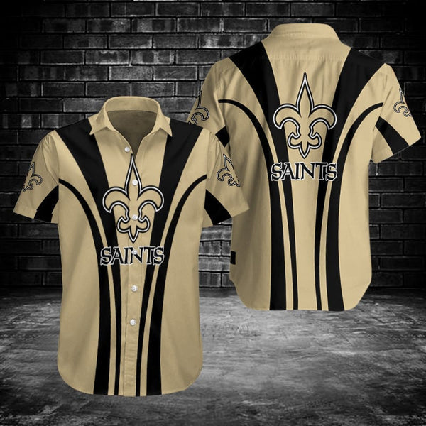 New Orleans Saints 2 (24) Personalized Hawaiian Button down shirt