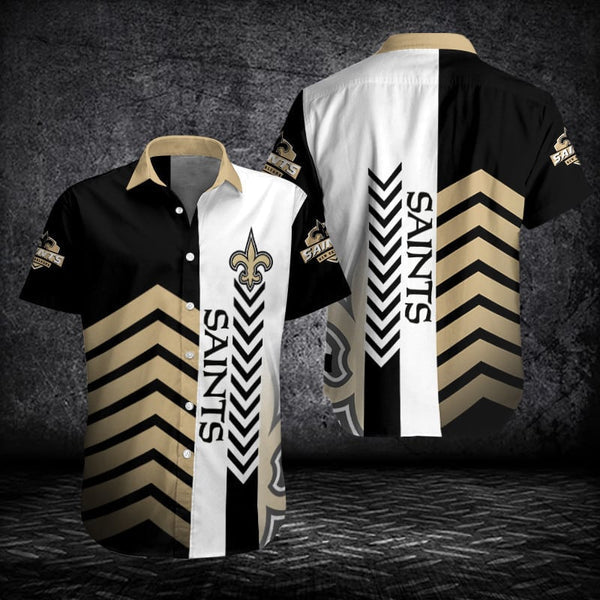 New Orleans Saints 2 (25) Personalized Hawaiian Button down shirt