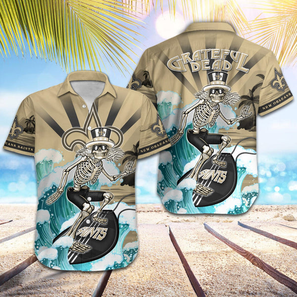 New Orleans Saints 2 (33) Personalized Hawaiian Button down shirt
