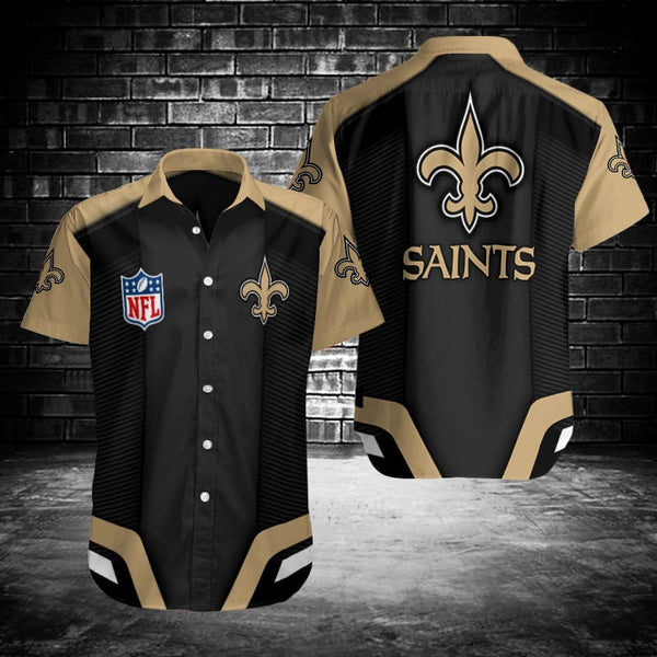 New Orleans Saints 2 (42) Personalized Hawaiian Button down shirt