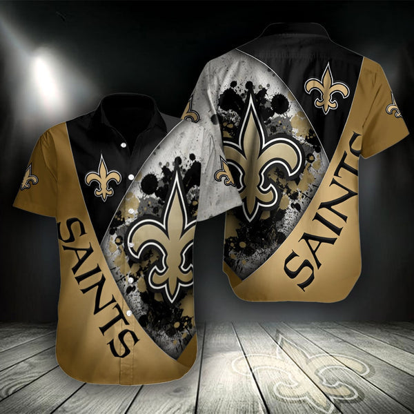 New Orleans Saints 2 (43) Personalized Hawaiian Button down shirt