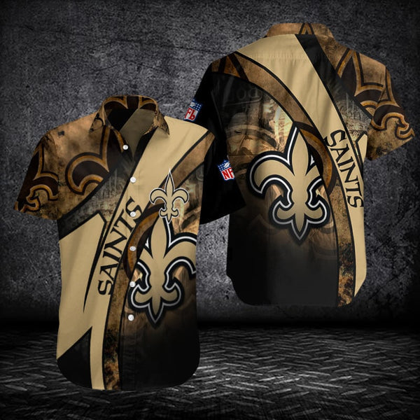 New Orleans Saints 2 (40) Personalized Hawaiian Button down shirt