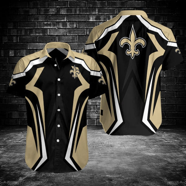 New Orleans Saints 2 (49) Personalized Hawaiian Button down shirt
