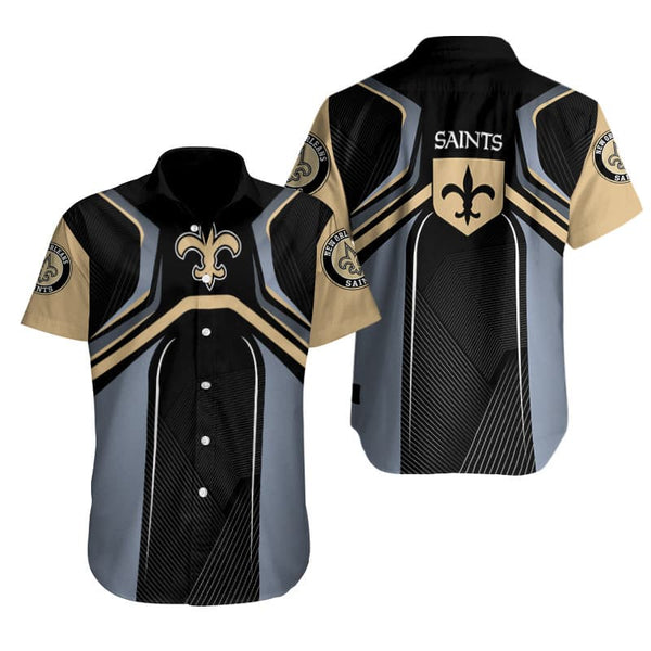 New Orleans Saints 2 (51) Personalized Hawaiian Button down shirt