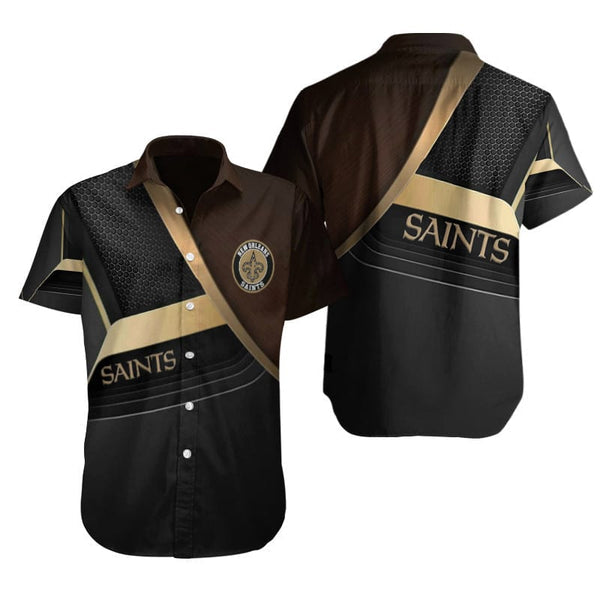 New Orleans Saints 2 (54) Personalized Hawaiian Button down shirt