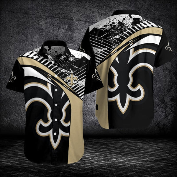 New Orleans Saints 2 (48) Personalized Hawaiian Button down shirt