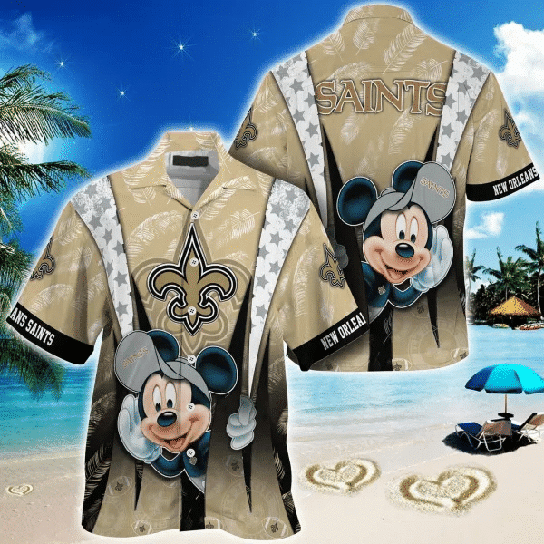 New Orleans Saints 2 (57) Personalized Hawaiian Button down shirt