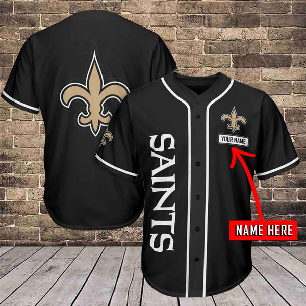 New Orleans Saints Personalized Baseball Jersey 038
