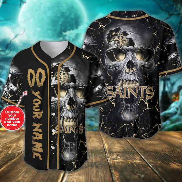 New Orleans Saints Personalized Baseball Jersey 047