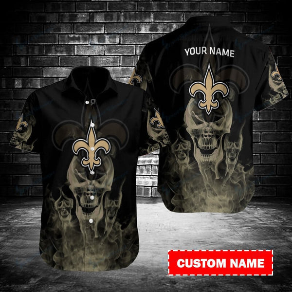 New Orleans Saints 2 (68) Personalized Hawaiian Button down shirt