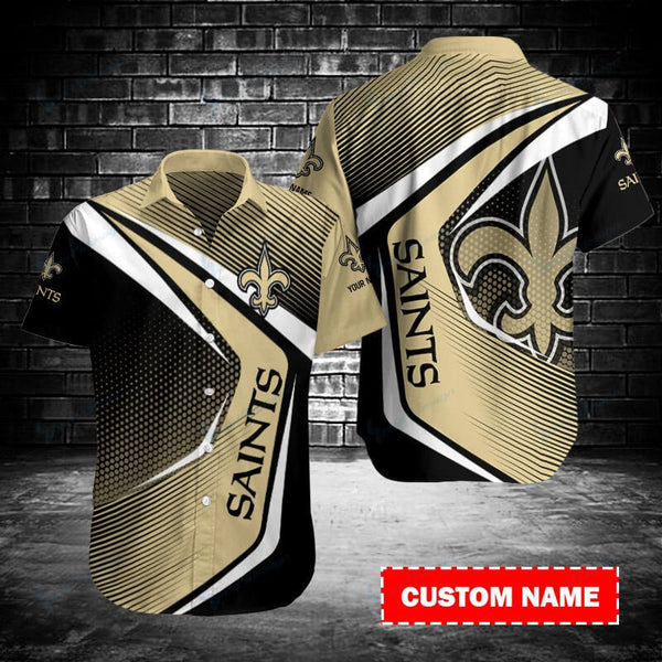 New Orleans Saints 2 (60) Personalized Hawaiian Button down shirt