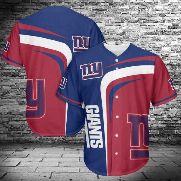 New York Giants Personalized Baseball Jersey 019