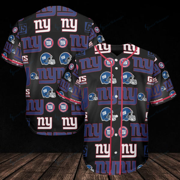 New York Giants Personalized Baseball Jersey 014