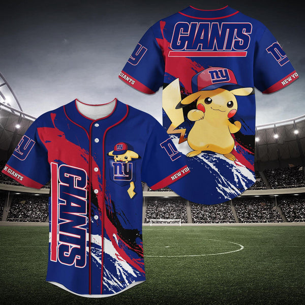 New York Giants Personalized Baseball Jersey 013