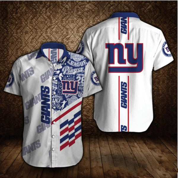 New York Giants 2 (8) Personalized Hawaiian Button down shirt