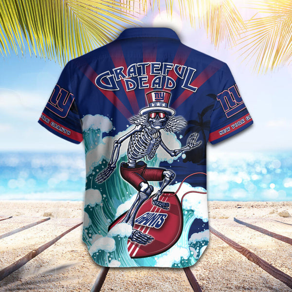 New York Giants 2 (15) Personalized Hawaiian Button down shirt