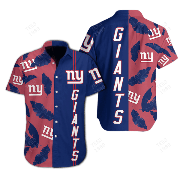 New York Giants 2 (20) Personalized Hawaiian Button down shirt