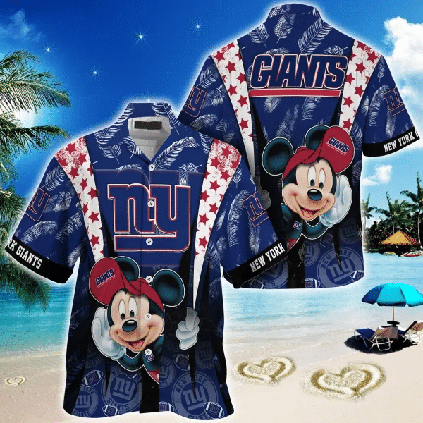 New York Giants 2 (13) Personalized Hawaiian Button down shirt