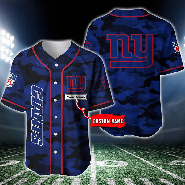 New York Giants Personalized Baseball Jersey 017