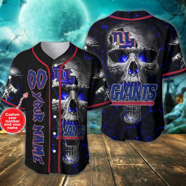 New York Giants Personalized Baseball Jersey 026