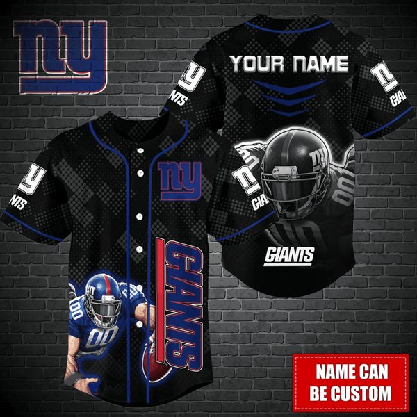 New York Giants Personalized Baseball Jersey 027