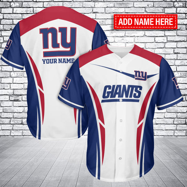 New York Giants Personalized Baseball Jersey 032
