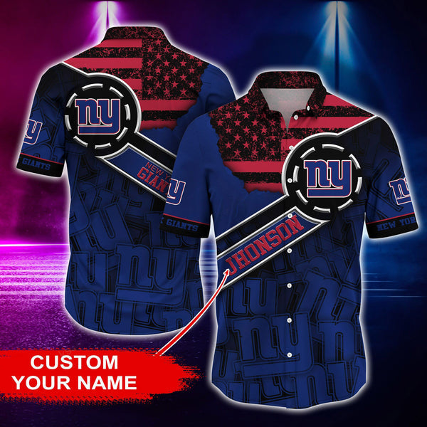 New York Giants 2 (17) Personalized Hawaiian Button down shirt