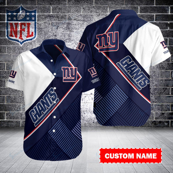 New York Giants 2 (19) Personalized Hawaiian Button down shirt