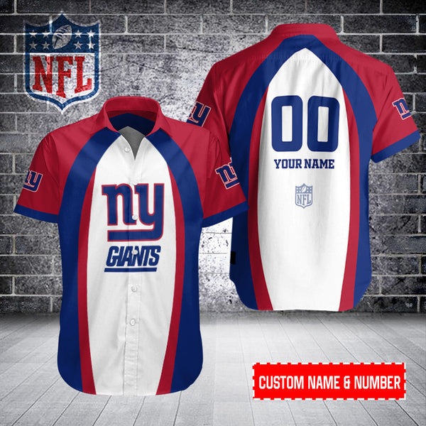 New York Giants 2 (16) Personalized Hawaiian Button down shirt