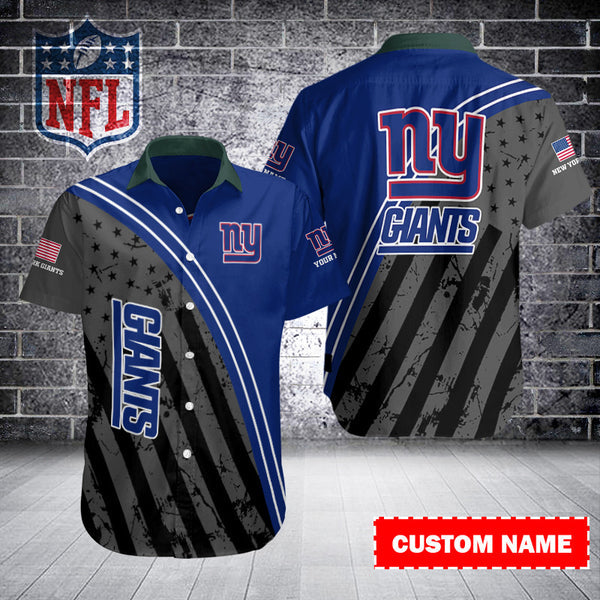 New York Giants 2 (28) Personalized Hawaiian Button down shirt