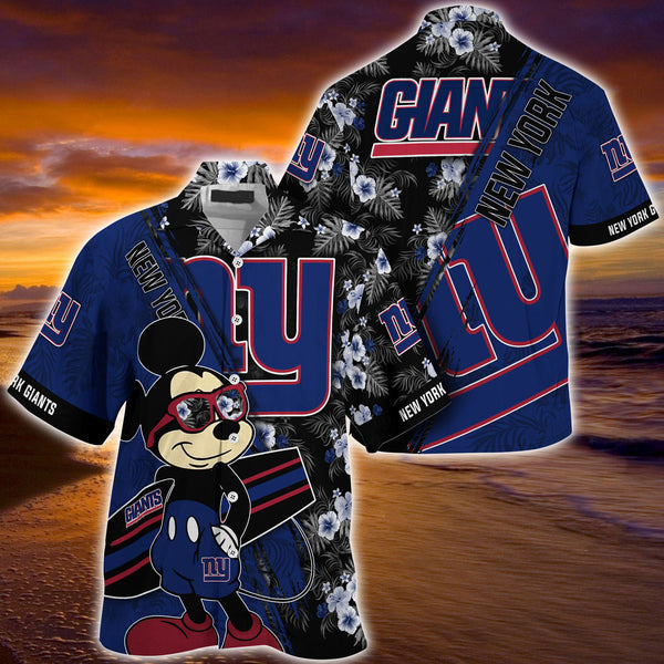 New York Giants 2 (25) Personalized Hawaiian Button down shirt