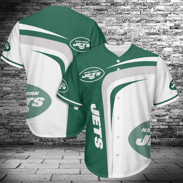 New York Jets Personalized Baseball Jersey 021