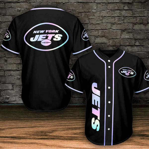 New York Jets Personalized Baseball Jersey 024