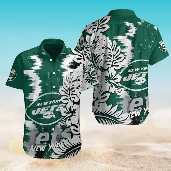 New York Jets 2 (21) Personalized Hawaiian Button down shirt