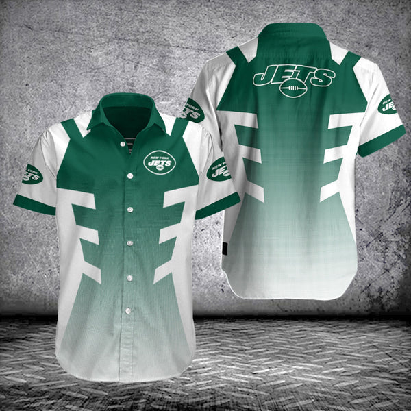 New York Jets 2 (18) Personalized Hawaiian Button down shirt