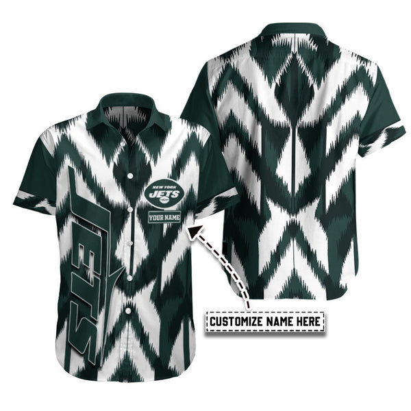 New York Jets 2 (32) Personalized Hawaiian Button down shirt