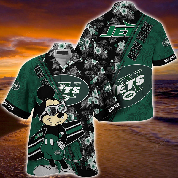 New York Jets 2 (26) Personalized Hawaiian Button down shirt