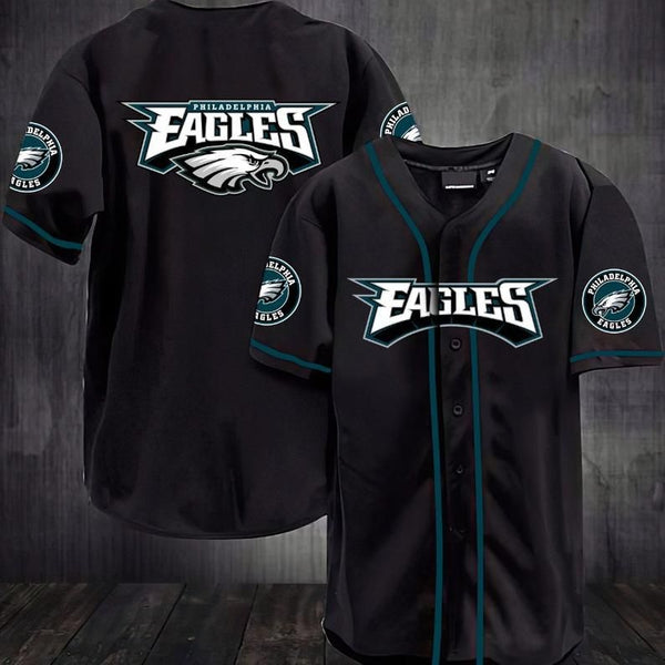 Philadelphia Eagles Personalized Baseball Jersey 027