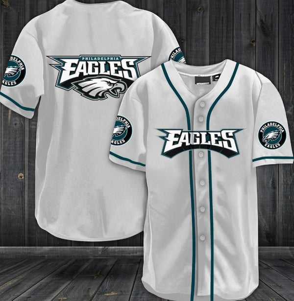 Philadelphia Eagles Personalized Baseball Jersey 027