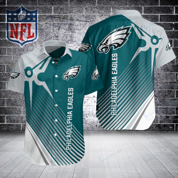 Philadelphia Eagles 2 (18) Personalized Hawaiian Button down shirt