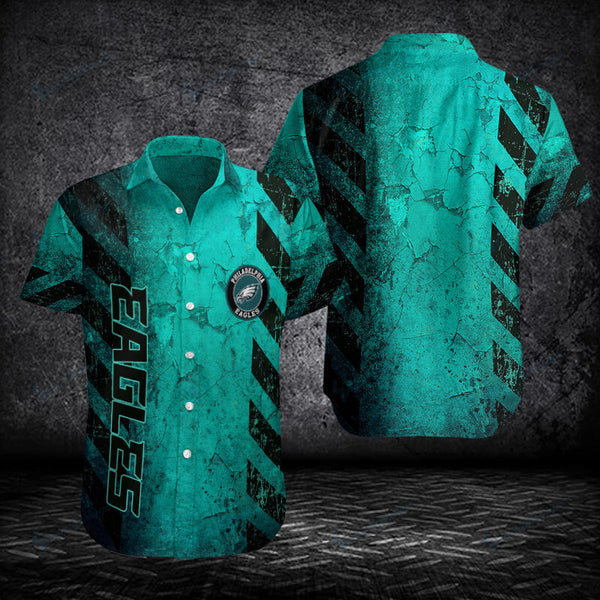 Philadelphia Eagles 2 (15) Personalized Hawaiian Button down shirt
