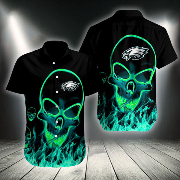 Philadelphia Eagles 2 (20) Personalized Hawaiian Button down shirt