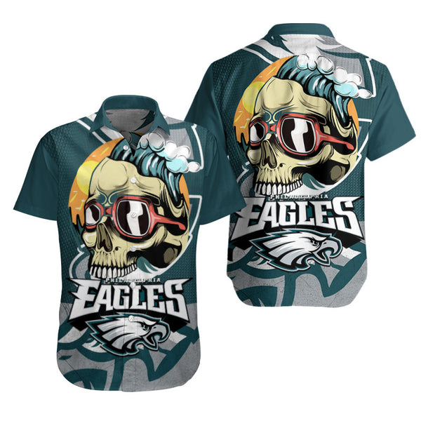 Philadelphia Eagles 2 (33) Personalized Hawaiian Button down shirt