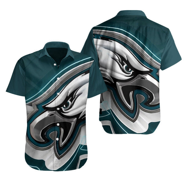 Philadelphia Eagles 2 (36) Personalized Hawaiian Button down shirt