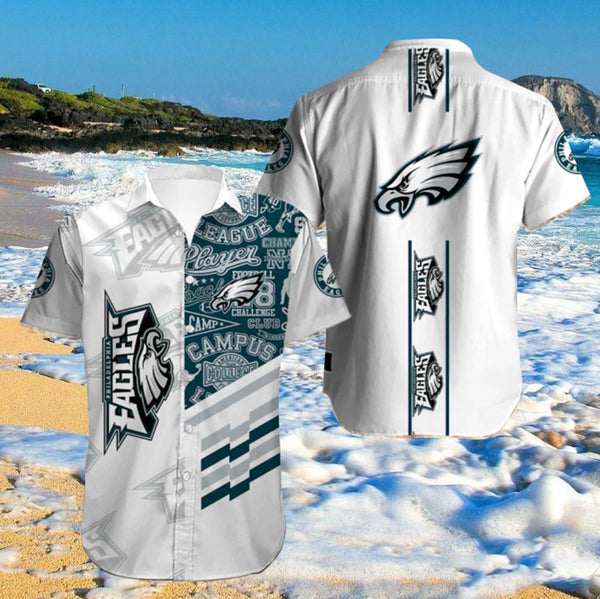 Philadelphia Eagles 2 (27) Personalized Hawaiian Button down shirt
