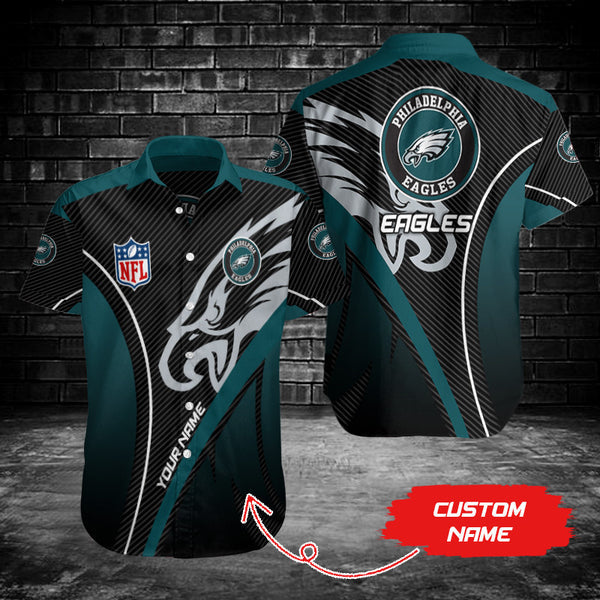 Philadelphia Eagles 2 (26) Personalized Hawaiian Button down shirt